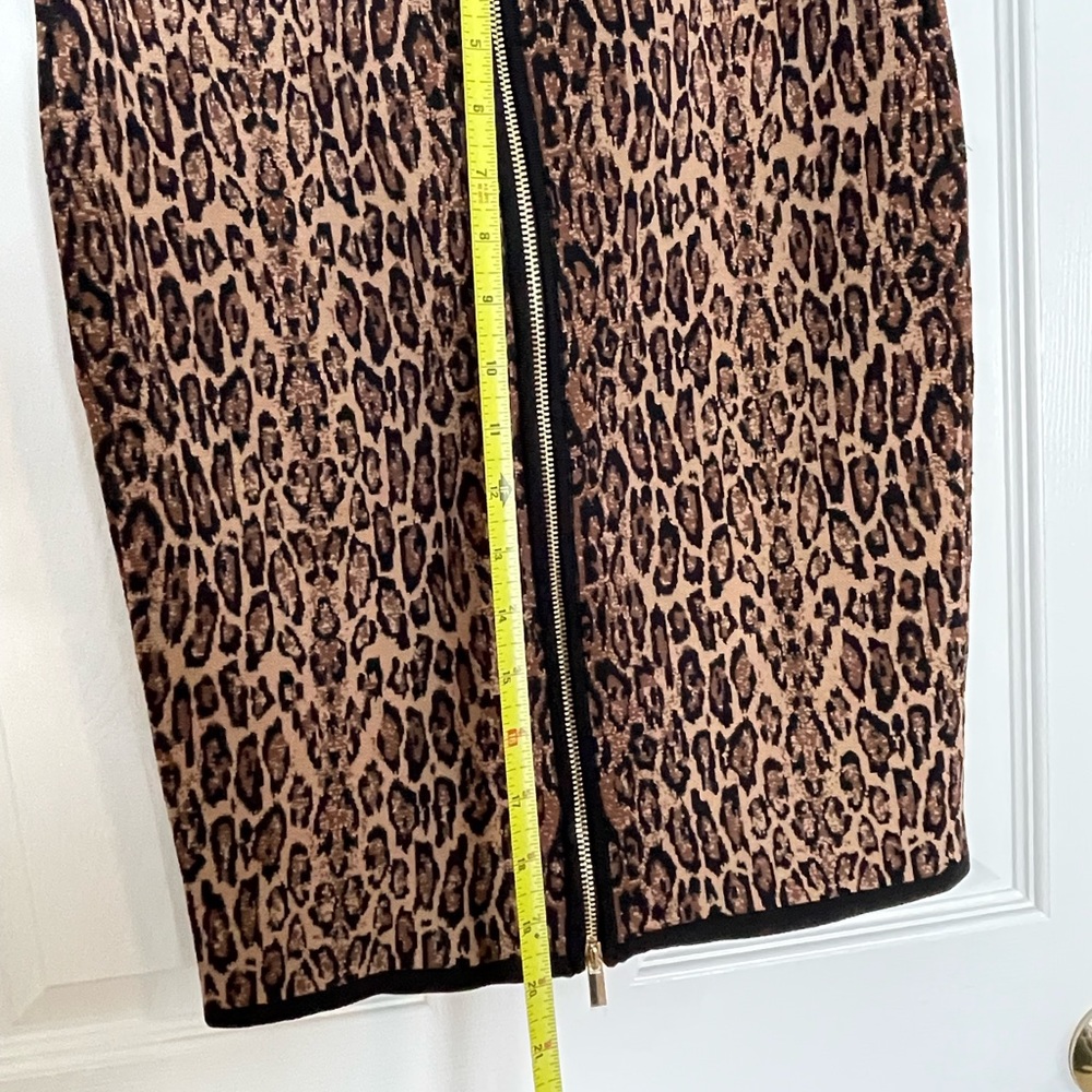 Cache leopard double zip skirt - Picture 4 of 10